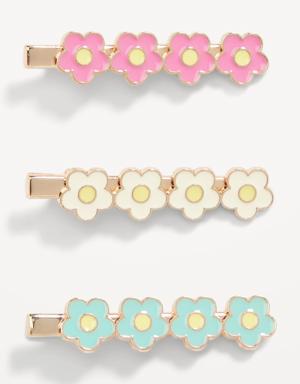 Old Navy Colorful Snap Hair Clips Variety-Pack for Girls multi