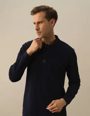 Pamuklu Slim Fit Basic Polo Tişört