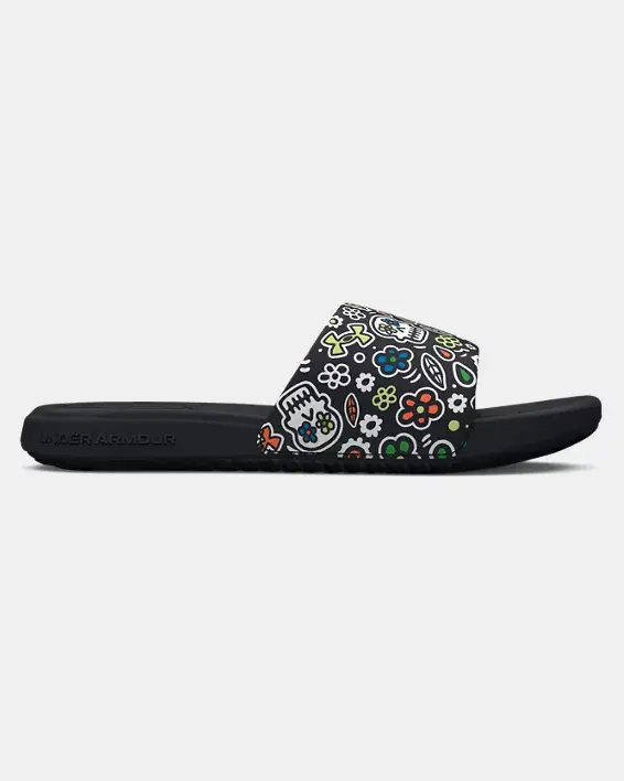 Under Armour Unisex UA Ansa Day Of The Dead Slides. 1