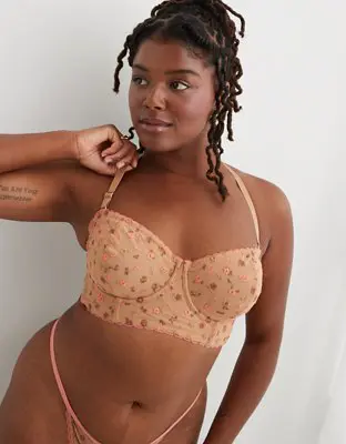 American Eagle Show Off Embroidery Unlined Bra. 1