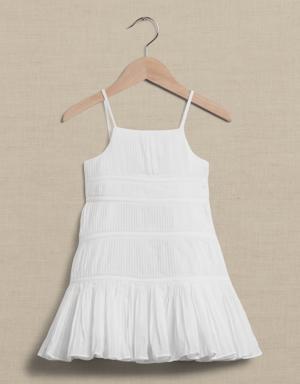 Jacqui Tiered Dress for Baby + Toddler white