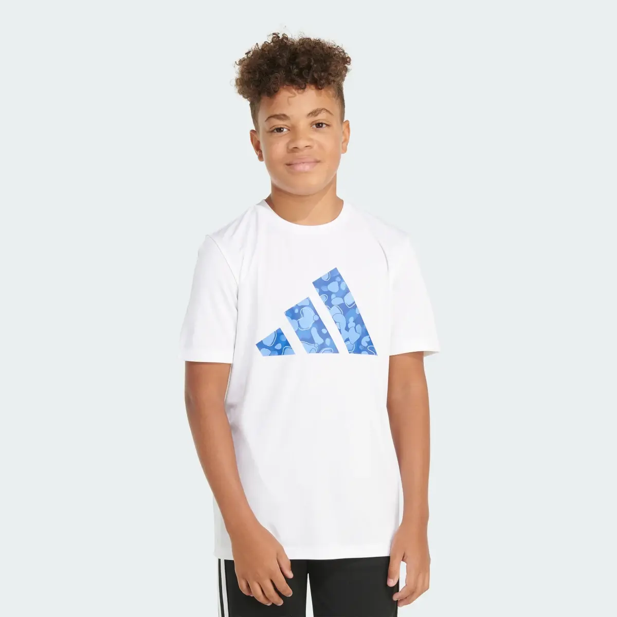 Adidas PEBBLE CAMO LOGO SS TEE. 1