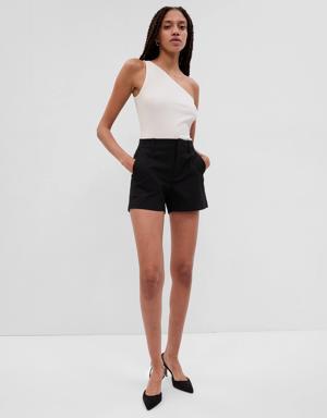 Gap Downtown Hemp-Blend Shorts black