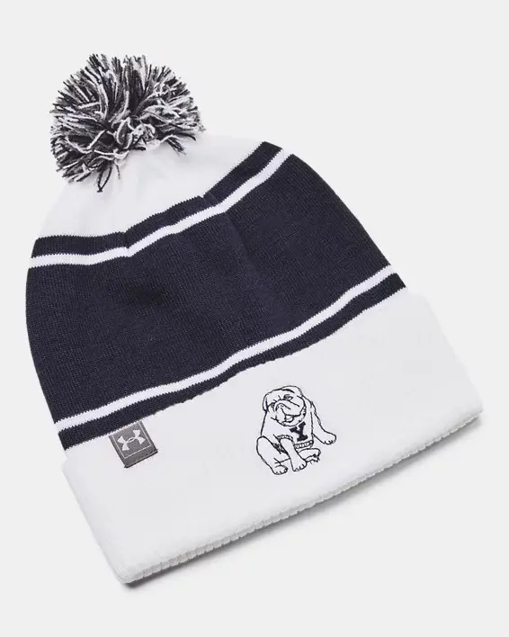 Under Armour Unisex UA Pom Collegiate Beanie. 1