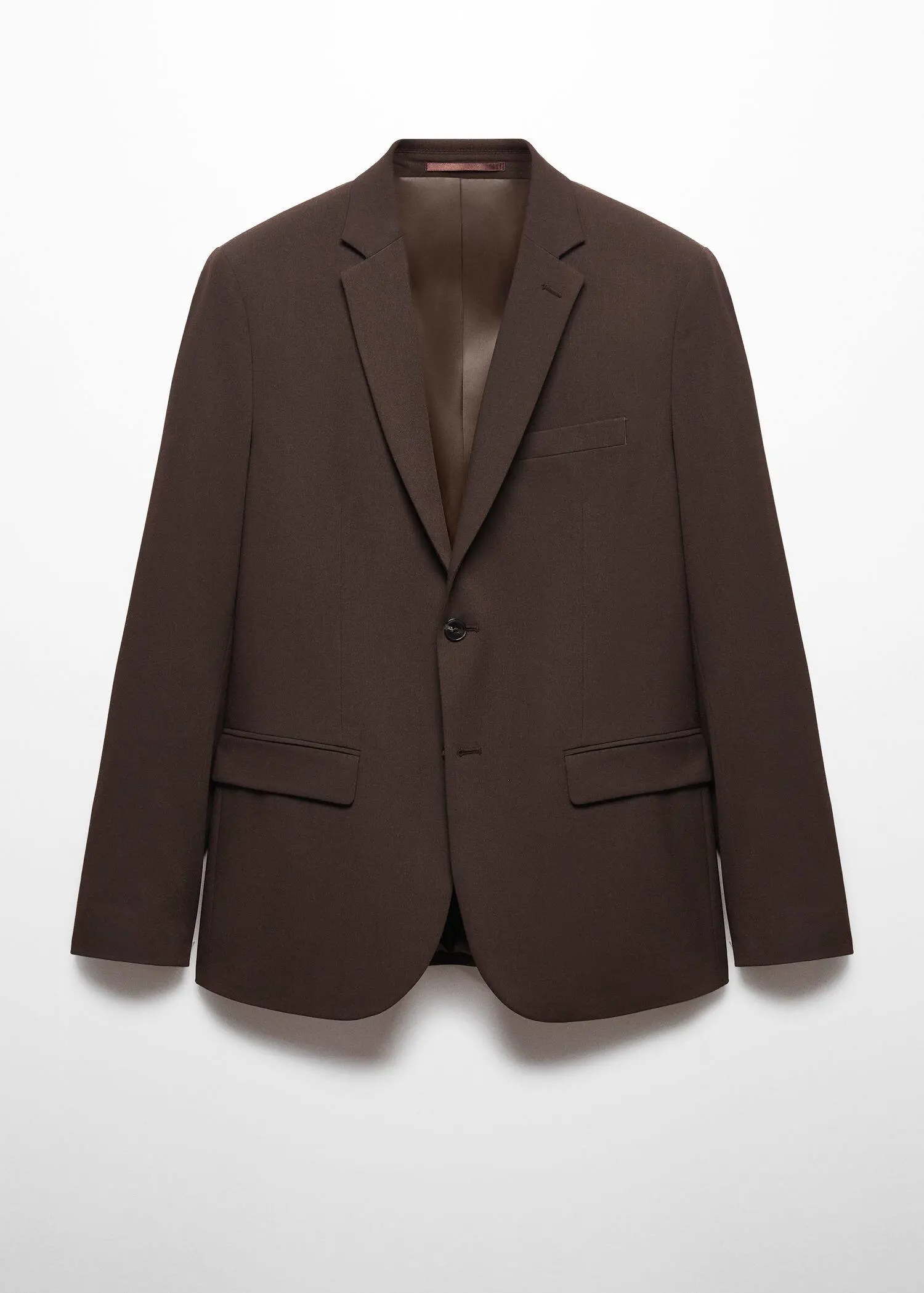 Mango Super slim-fit suit jacket in stretch fabric. 1