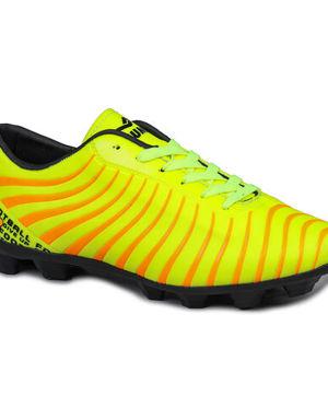 28367 Neon Sarı - Turuncu Çim - Halı Saha Krampon Futbol Ayakkabısı