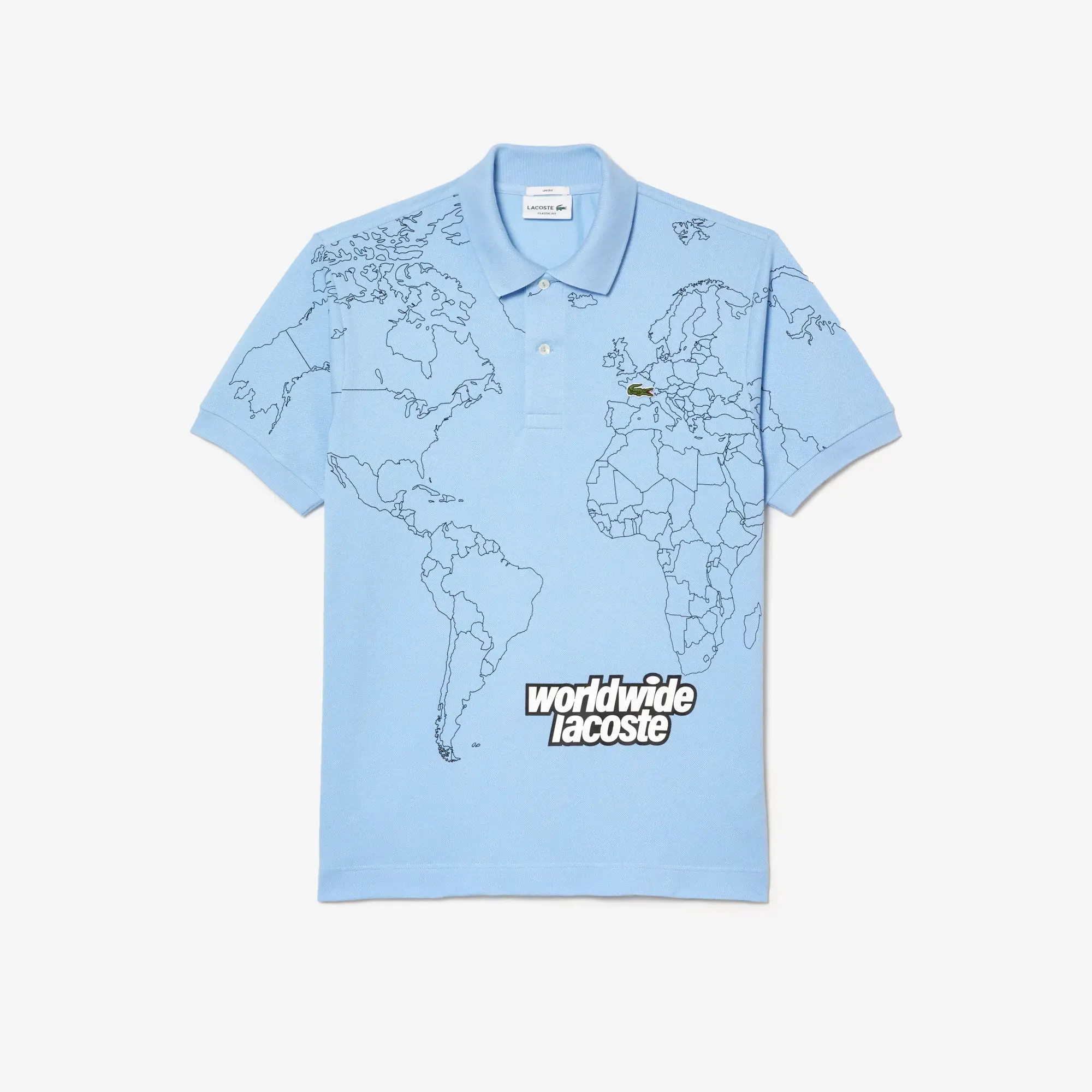 Lacoste Unisex Original L.12.12 Planisphere Polo. 1