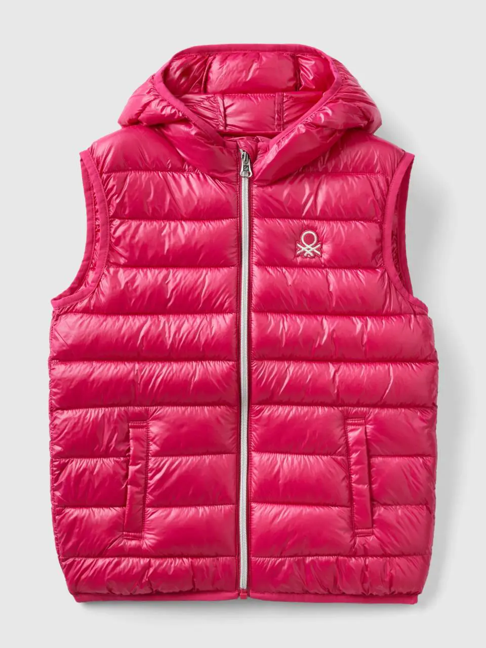 Benetton padded jacket with hood. 1