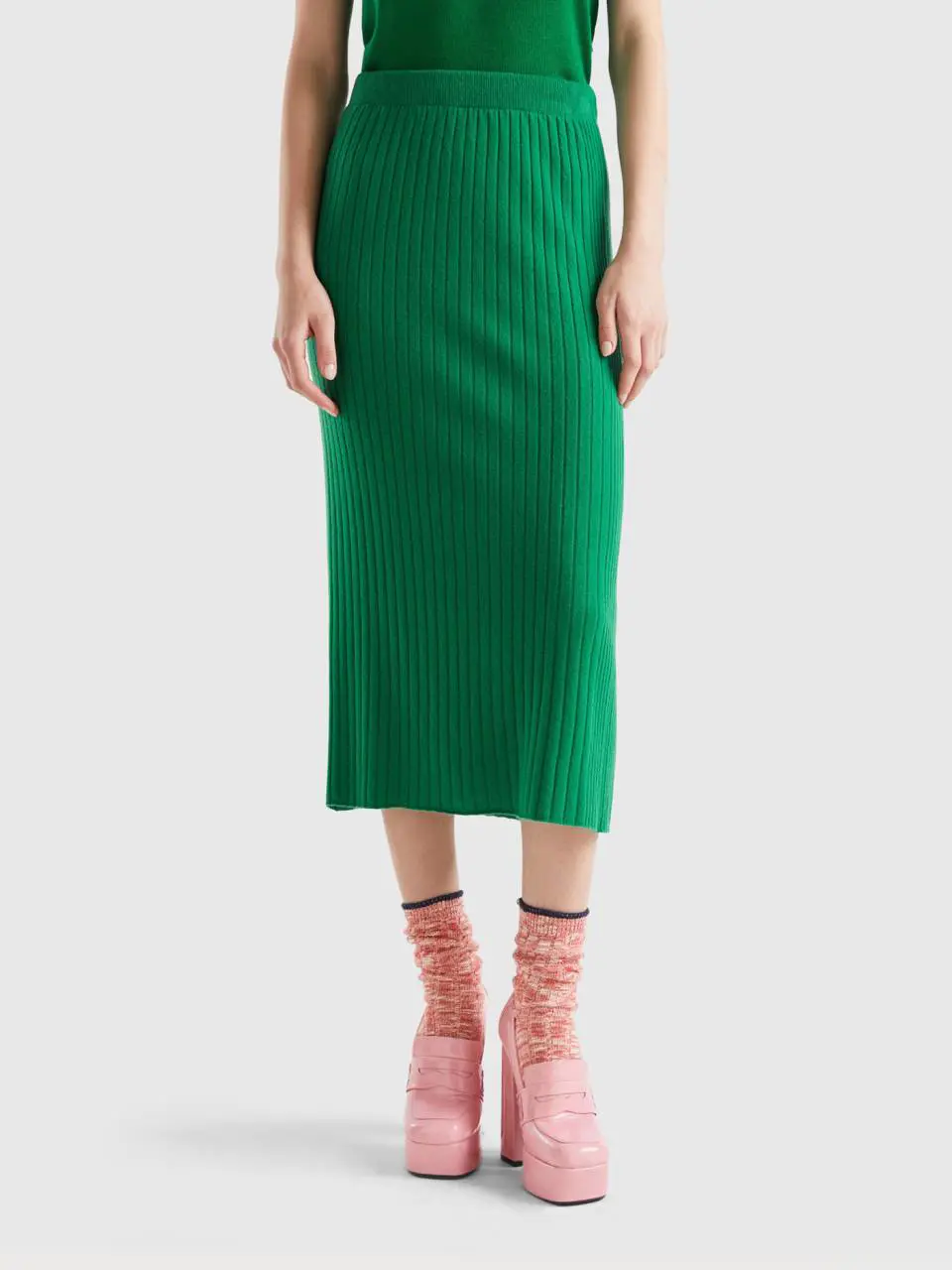 Benetton knit pencil skirt. 1