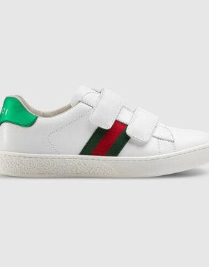 Children's Ace leather sneaker
