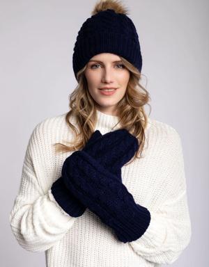 Blue - Cozy Lined Hat