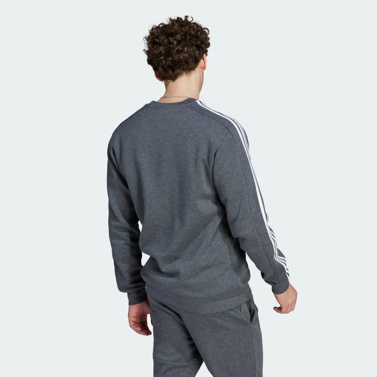 Adidas Felpa Essentials Fleece 3-Stripes. 3