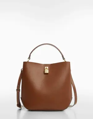 Shopper bag with padlock