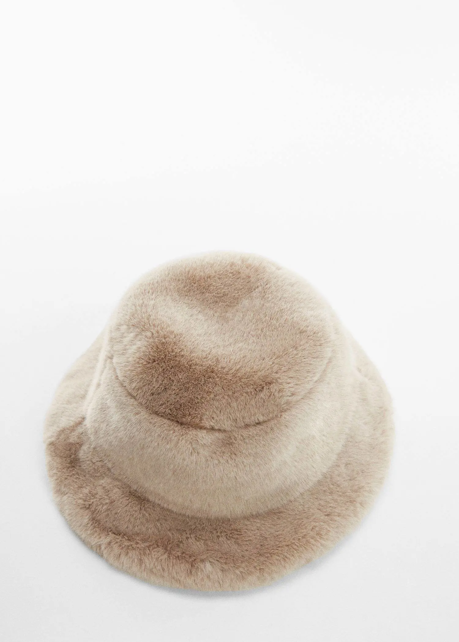 Mango Fur-effect bucket hat. 2