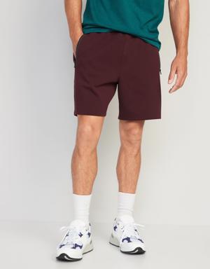 Dynamic Fleece Sweat Shorts for Men --7-inch inseam red