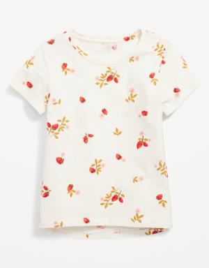 Old Navy Softest Printed T-Shirt for Girls pink