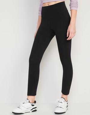 Old Navy Extra High-Waisted PowerChill Cropped Leggings black