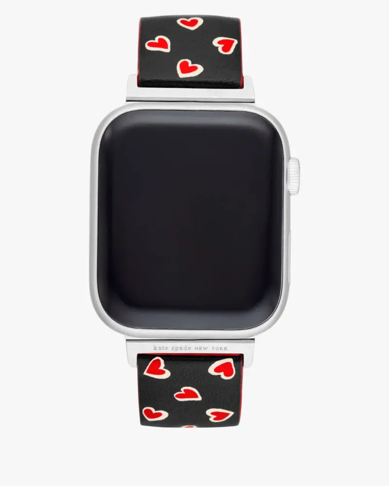 Kate Spade Heart Leather 38-45mm Band For Apple Watch®. 1