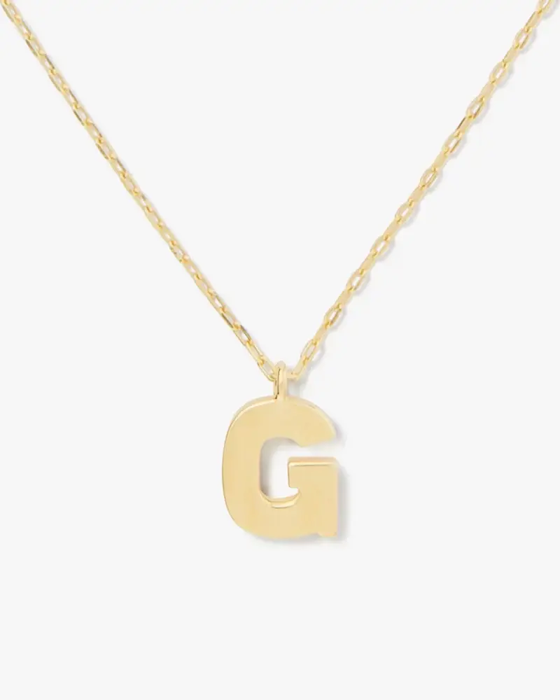 Kate Spade Fine Love Letter G Initial Pendant. 1