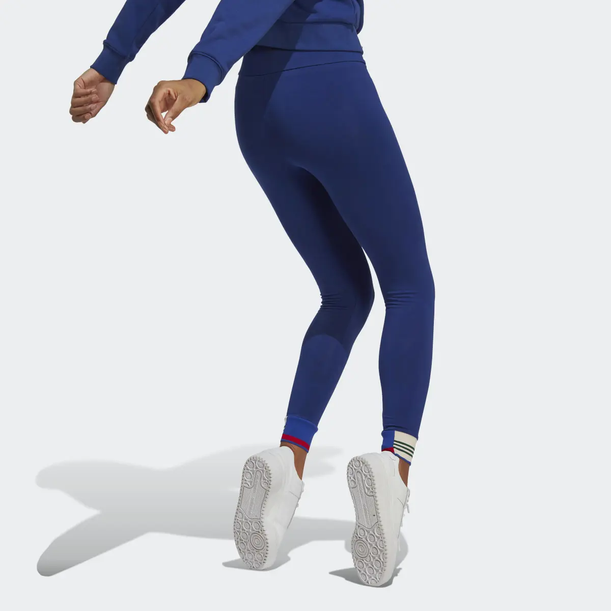 Adidas Ribbed Cuff Leggings. 2