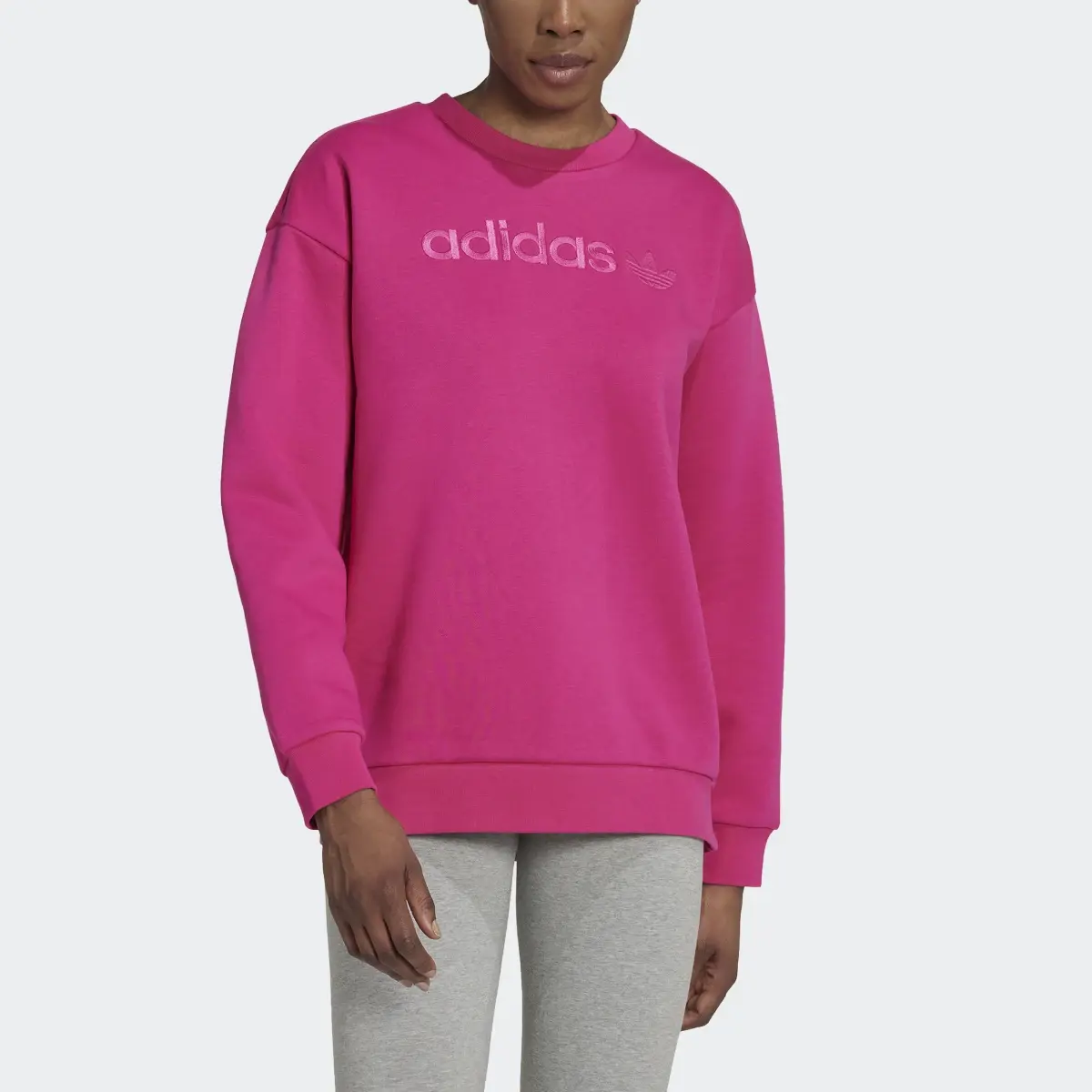Adidas Boyfriend Crew Sweatshirt. 1