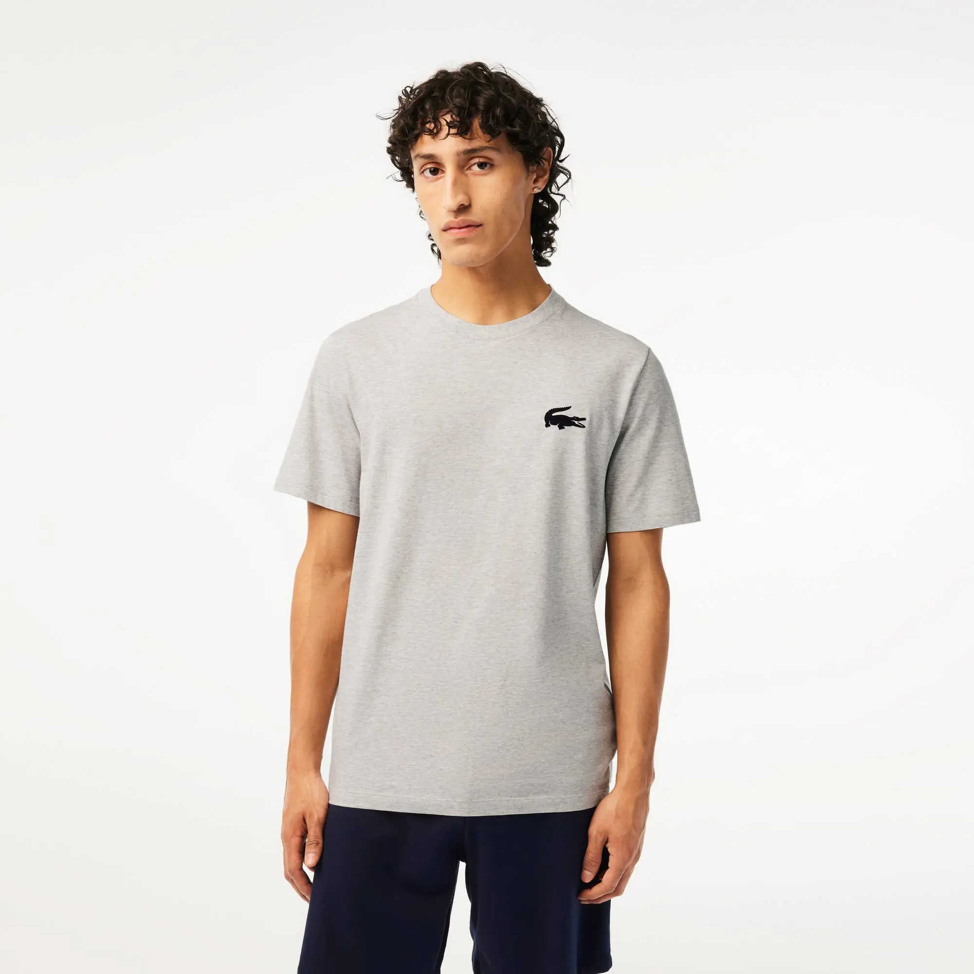 Lacoste T-shirt de pyjama homme en coton doux. 1