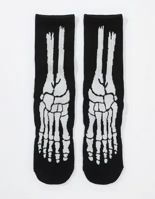 American Eagle Halloween Skeleton Crew Socks. 1