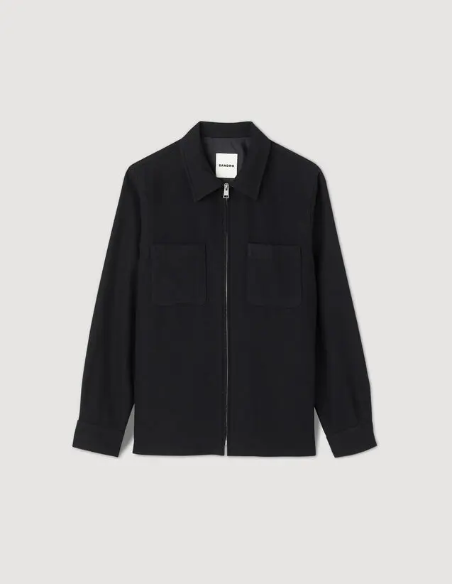 Sandro Wool overshirt. 2