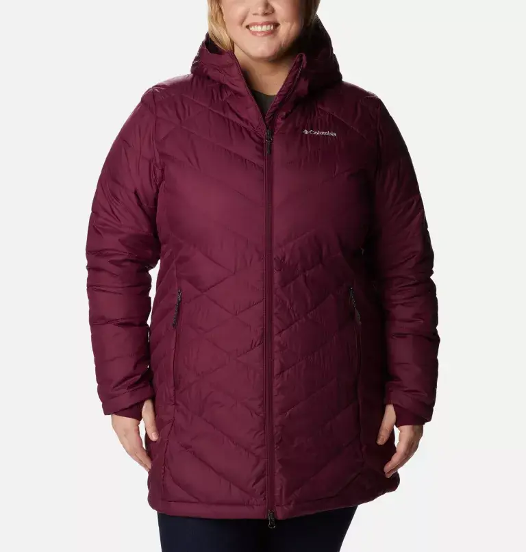 Columbia Women's Heavenly™ Long Hooded Jacket - Plus Size. 2