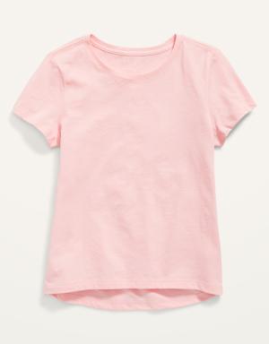 Old Navy Softest Short-Sleeve T-Shirt for Girls pink