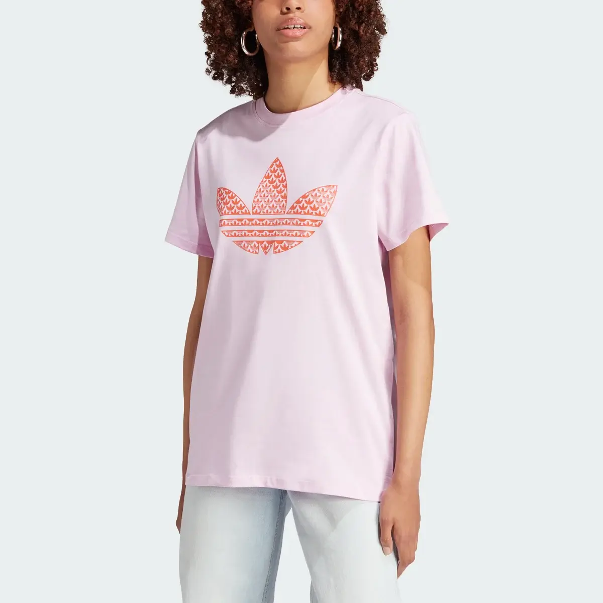 Adidas Playera Trefoil Monogram Infill. 1