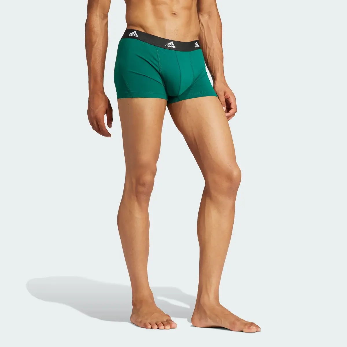 Adidas Active Flex Cotton Trunk Underwear 3 Pack. 3