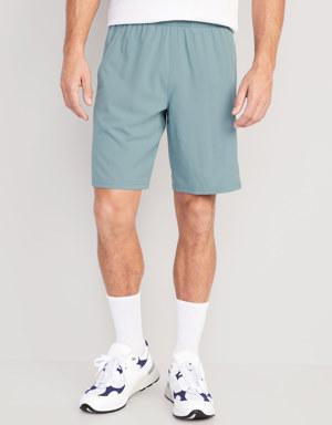 Essential Woven Workout Shorts for Men -- 9-inch inseam blue