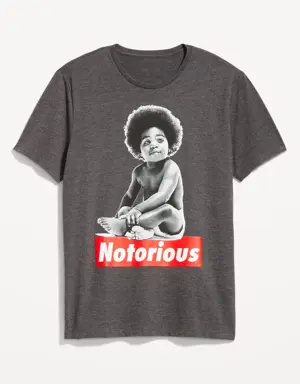 Notorious B.I.G. Biggie Smalls™ Gender-Neutral T-Shirt for Adults gray