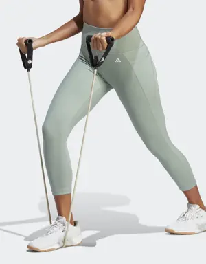 Adidas Optime Stash Pocket High-Waisted 3/4 Leggings