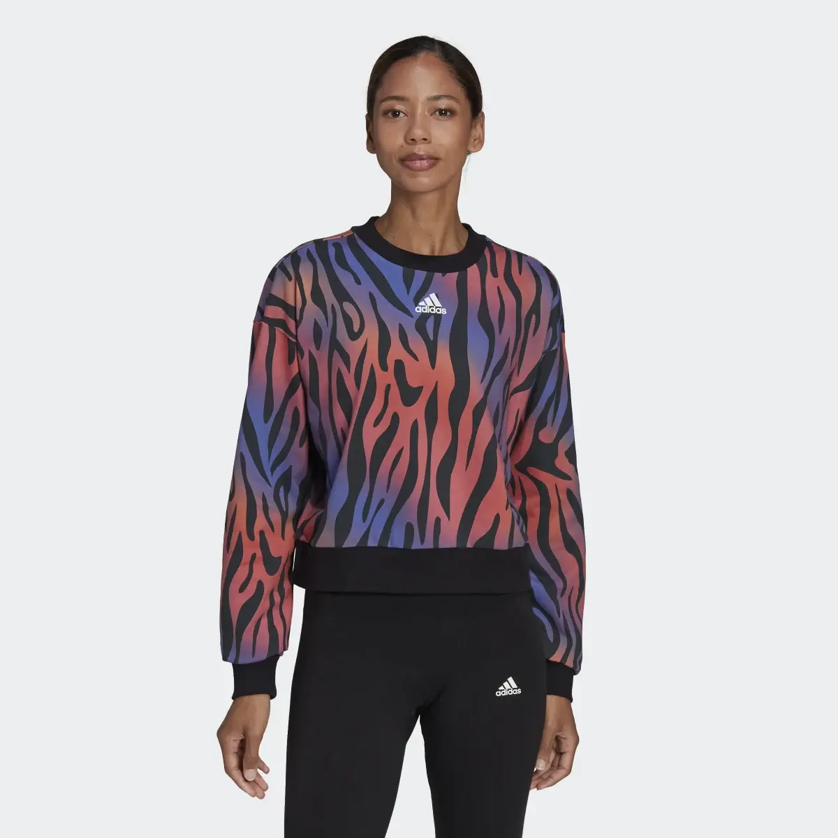 Adidas Sweat-shirt Tiger-Print. 2