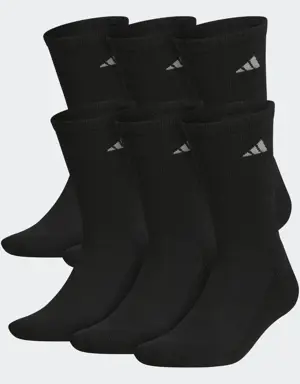 Adidas Athletic Cushioned Crew Socks 6 Pairs