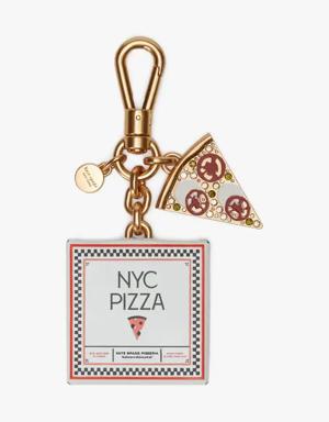 Slice Pizza Box Key Fob