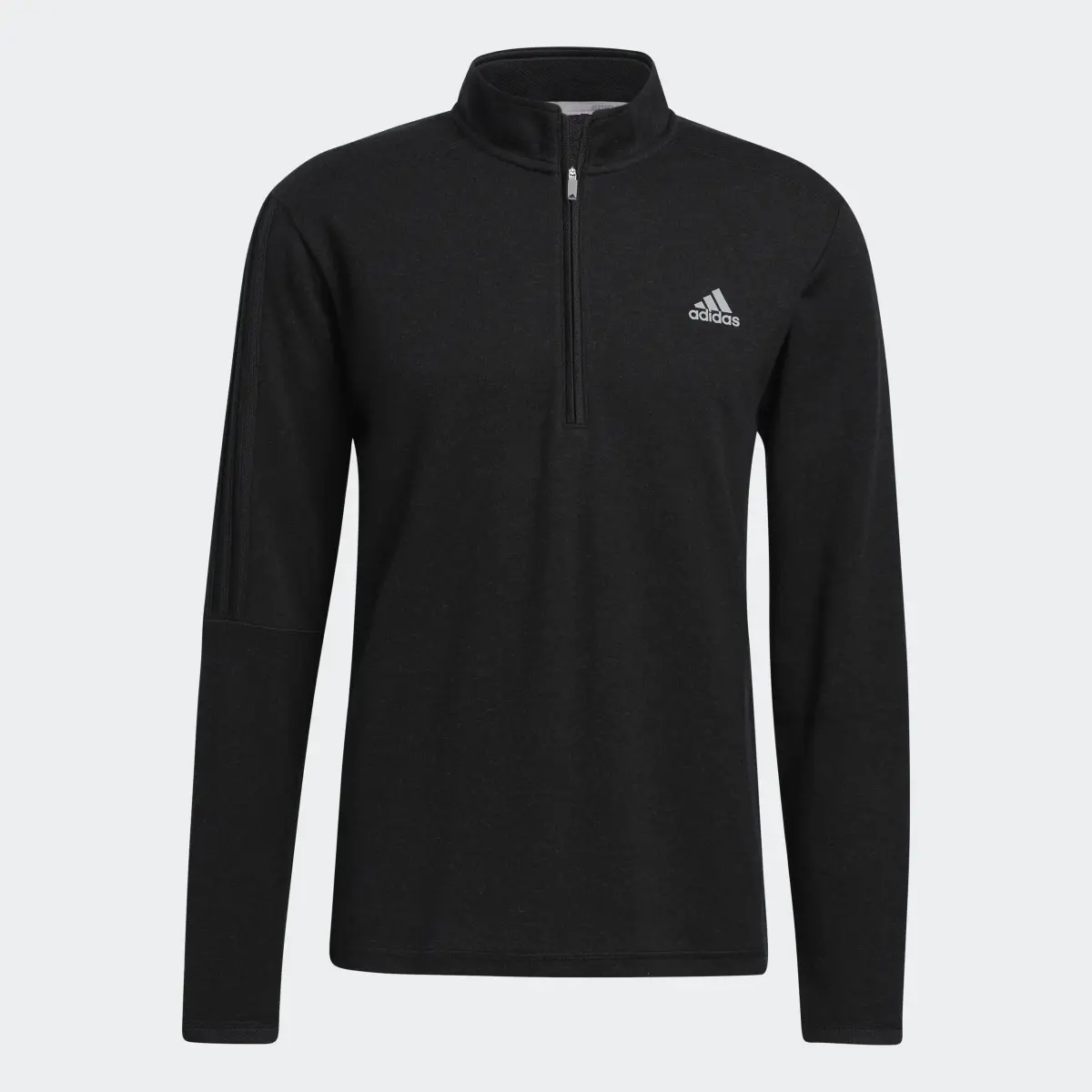 Adidas 3-Stripes Quarter-Zip Pullover. 1