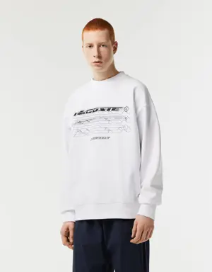 Lacoste Men’s Lacoste Loose Fit Branded Sweatshirt