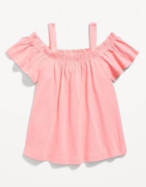 Old Navy Off-The-Shoulder Swing Top for Girls pink