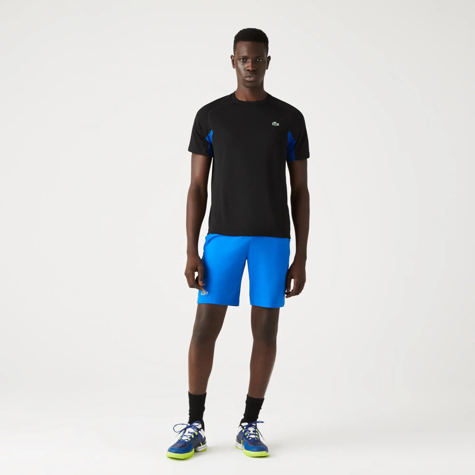 Lacoste Men's SPORT Colorblock Ultra-Dry Piqué Tennis T-Shirt. 1