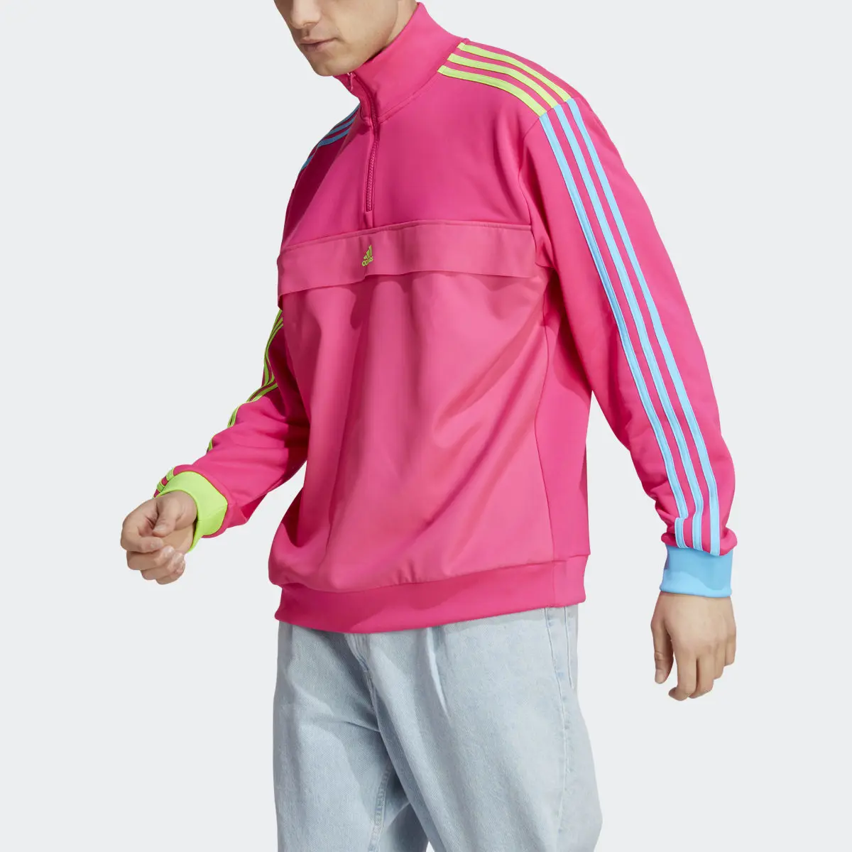 Adidas Kidcore Half-Zip Sweatshirt. 1