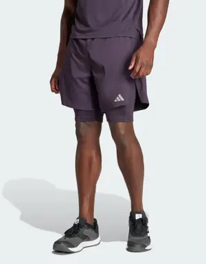 Adidas Pantalón corto HIIT Workout HEAT.RDY 2-in-1