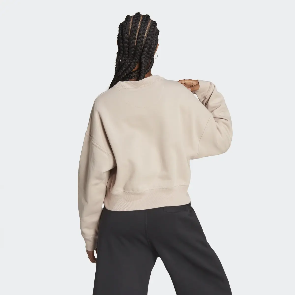 Adidas Lounge Fleece Sweatshirt. 3
