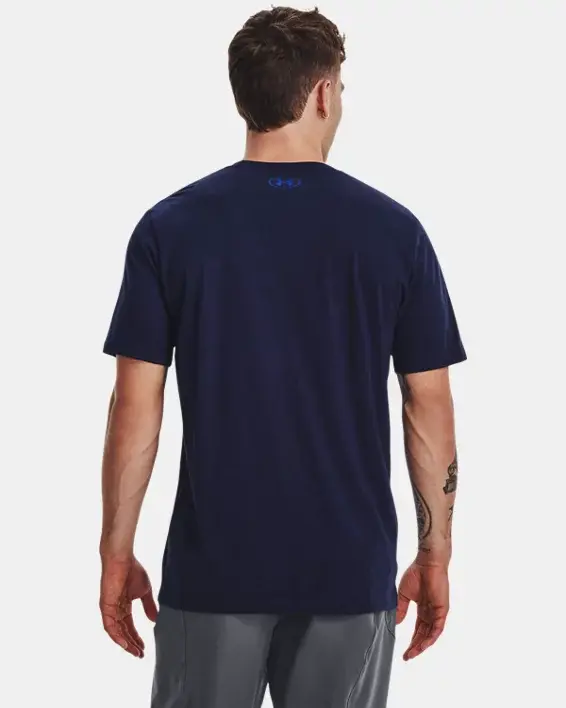 Under Armour Men's UA Wordmark Overlay Short Sleeve. 2