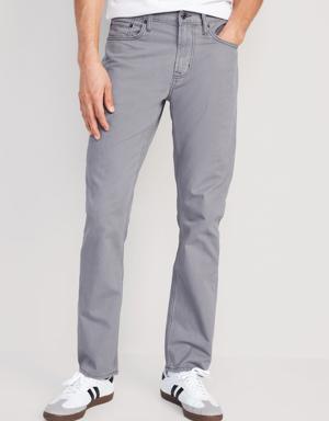Old Navy Straight Five-Pocket Pants gray