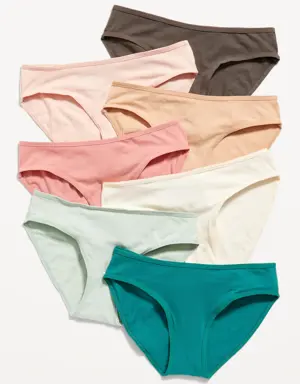 Bikini Underwear 7-Pack for Girls multi