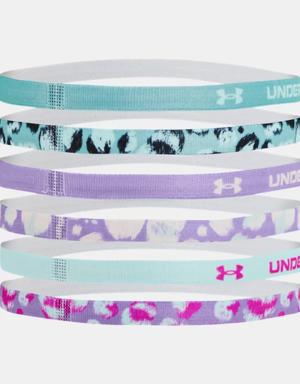 Girls' UA Graphic Headbands - 6 Pack