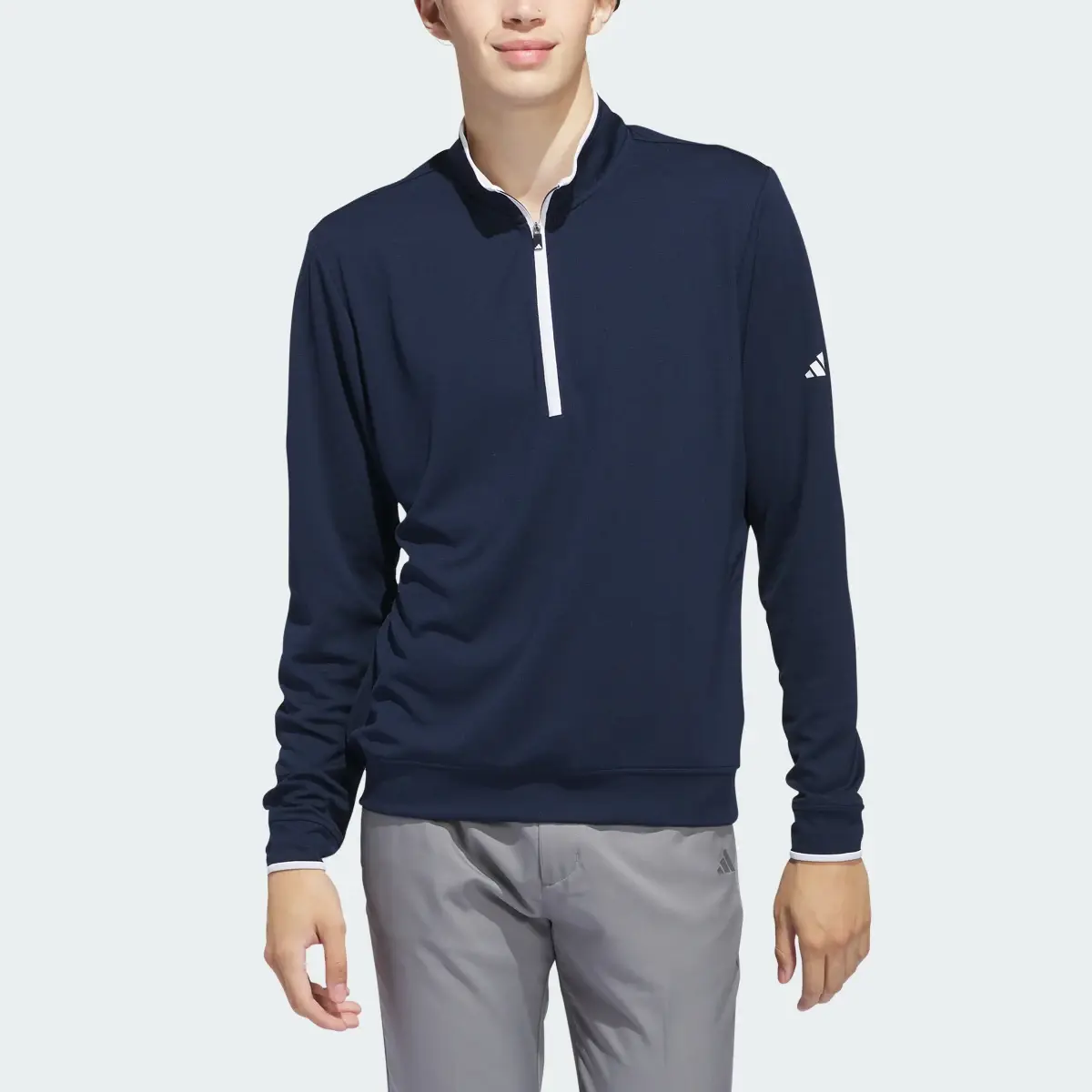 Adidas Lightweight Half-Zip Top. 1